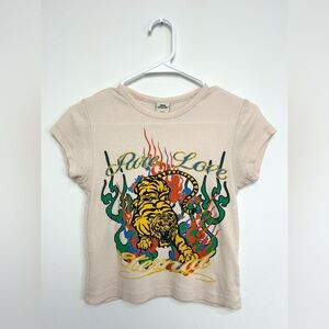 Urban Outfitters Pure Love Tiger Baby Tee